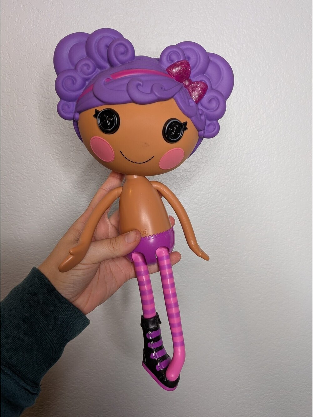 Lalaloopsy Crumbs Sugar Cookie Purple Hair Doll MGA 2020 13" Incomplete